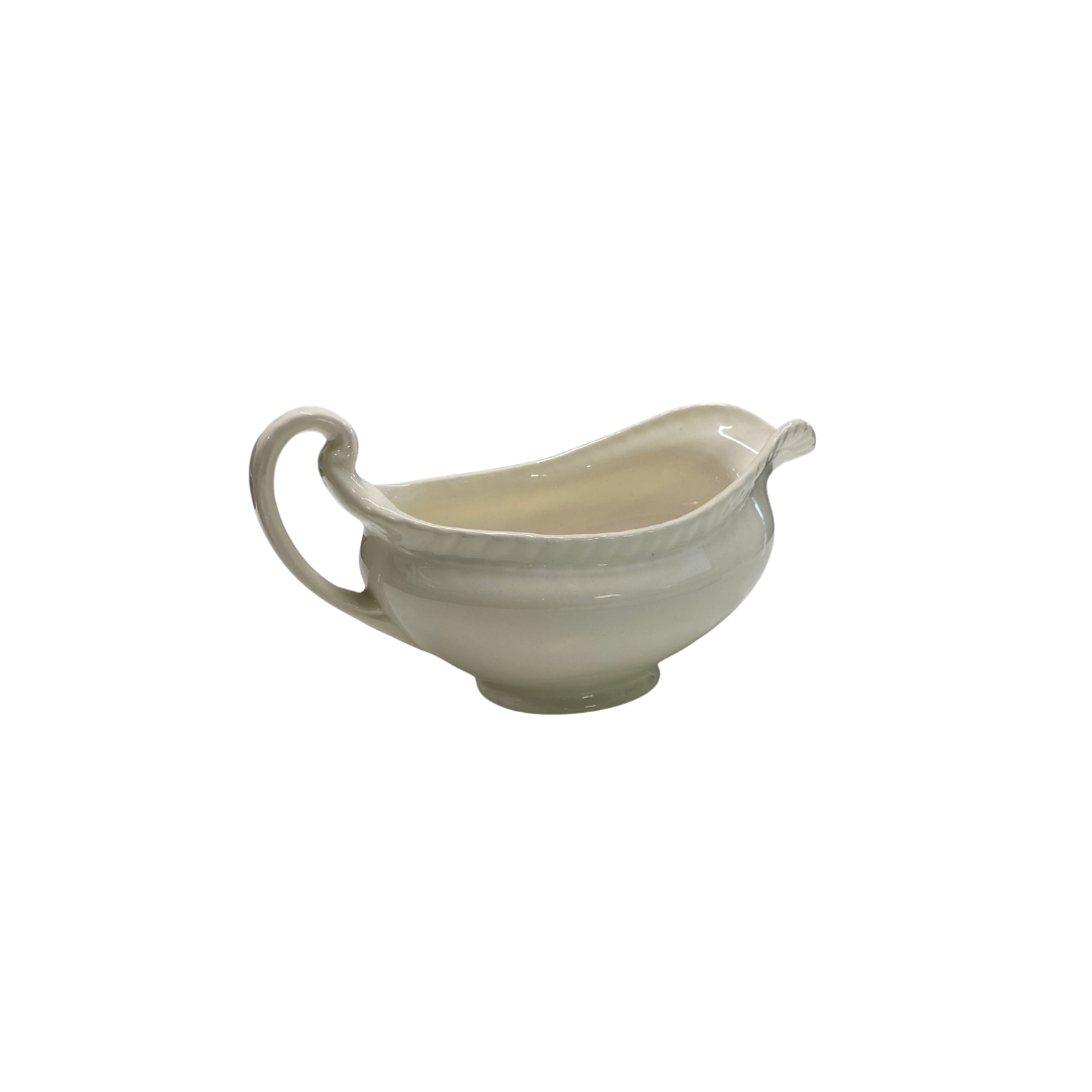 Found Ivory Gravy Boat