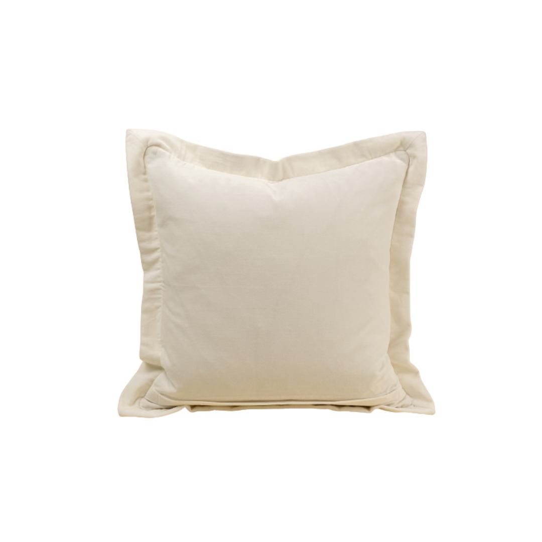 Betty Velvet Edge Linen Pillow