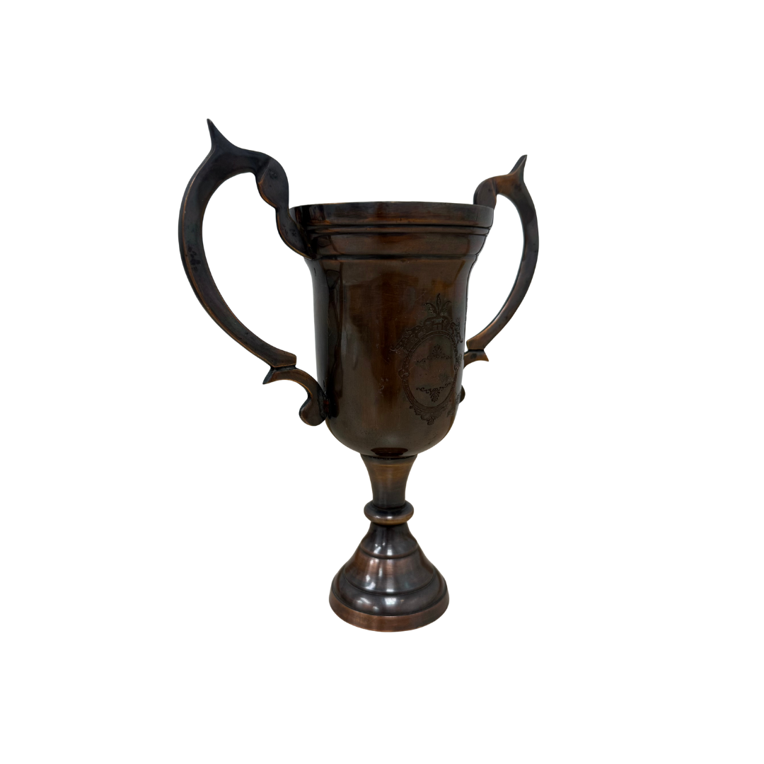Found Bronze Trophy Vase