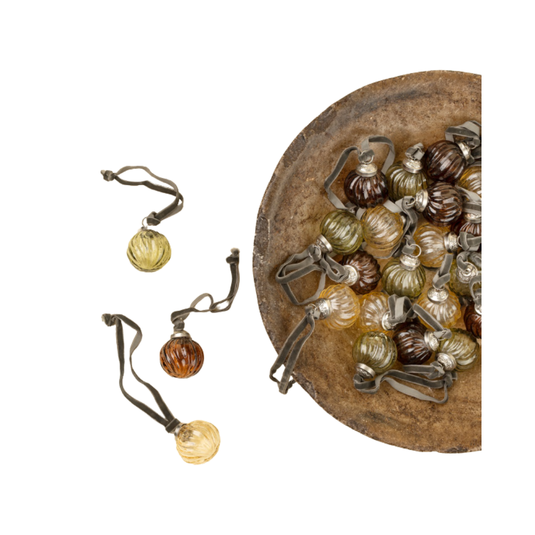 Mini Twisted Holiday Baubles