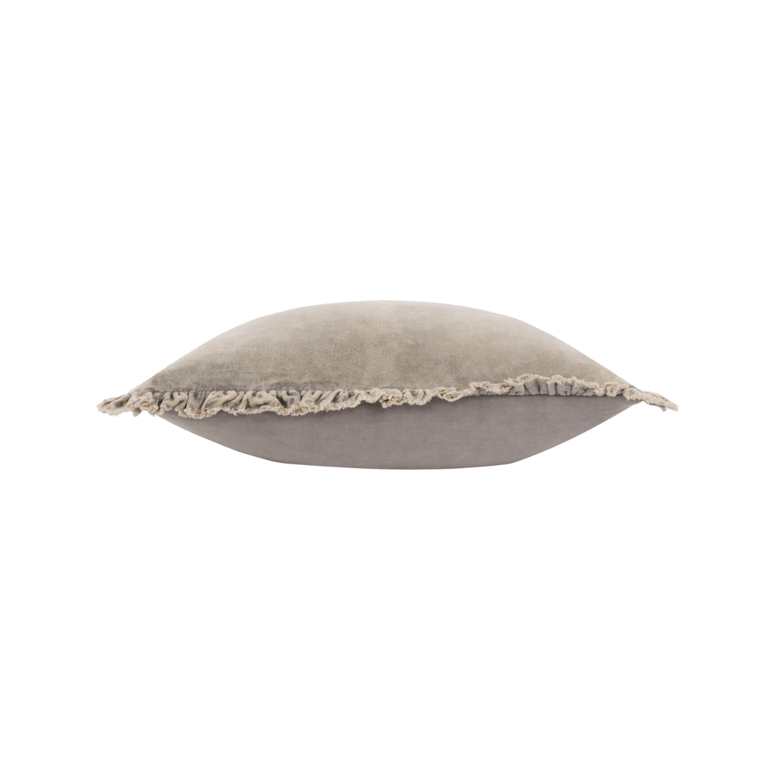 Bertie Taupe Velvet Pillow