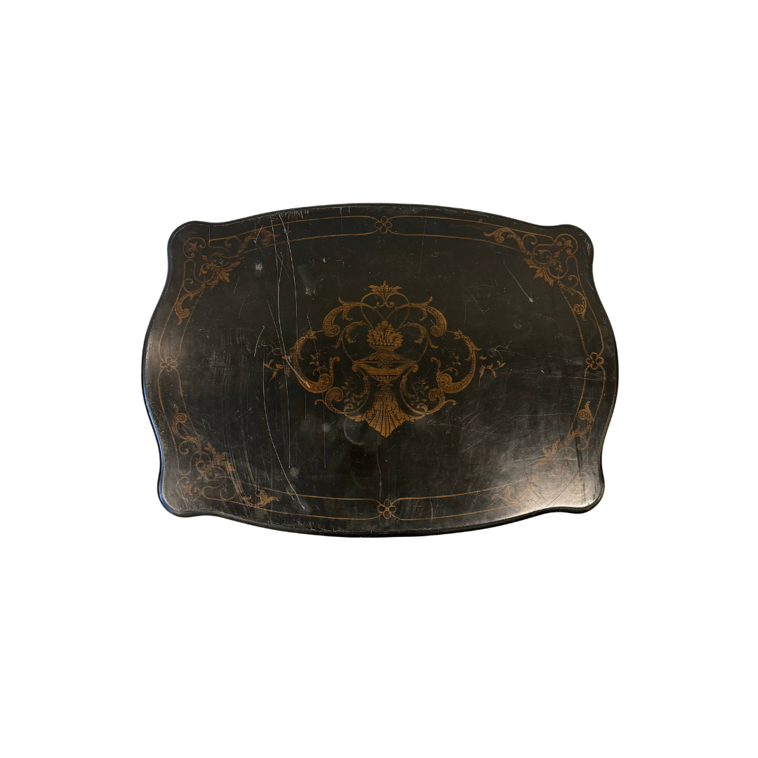 Found Ornate Accent Table