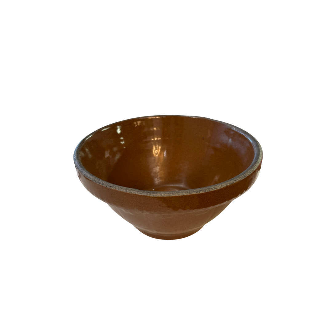 Found Dark Rust Serving Bowls