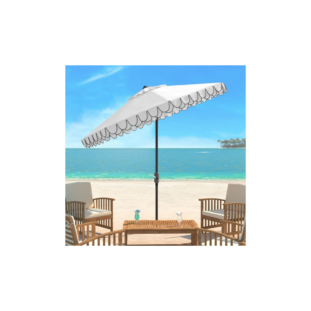 Elegant Valance Outdoor Umbrella - 11 FT