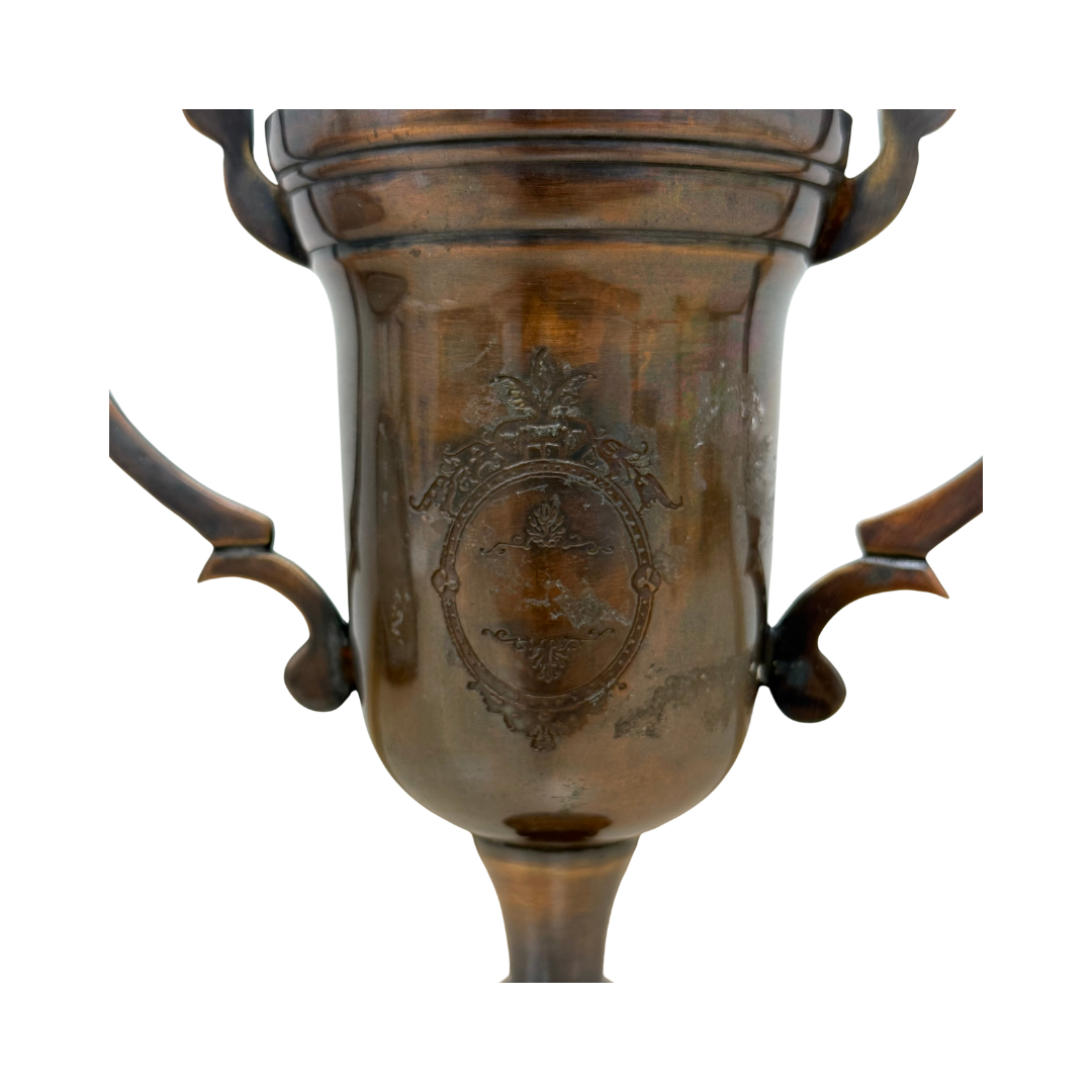 Found Bronze Trophy Vase