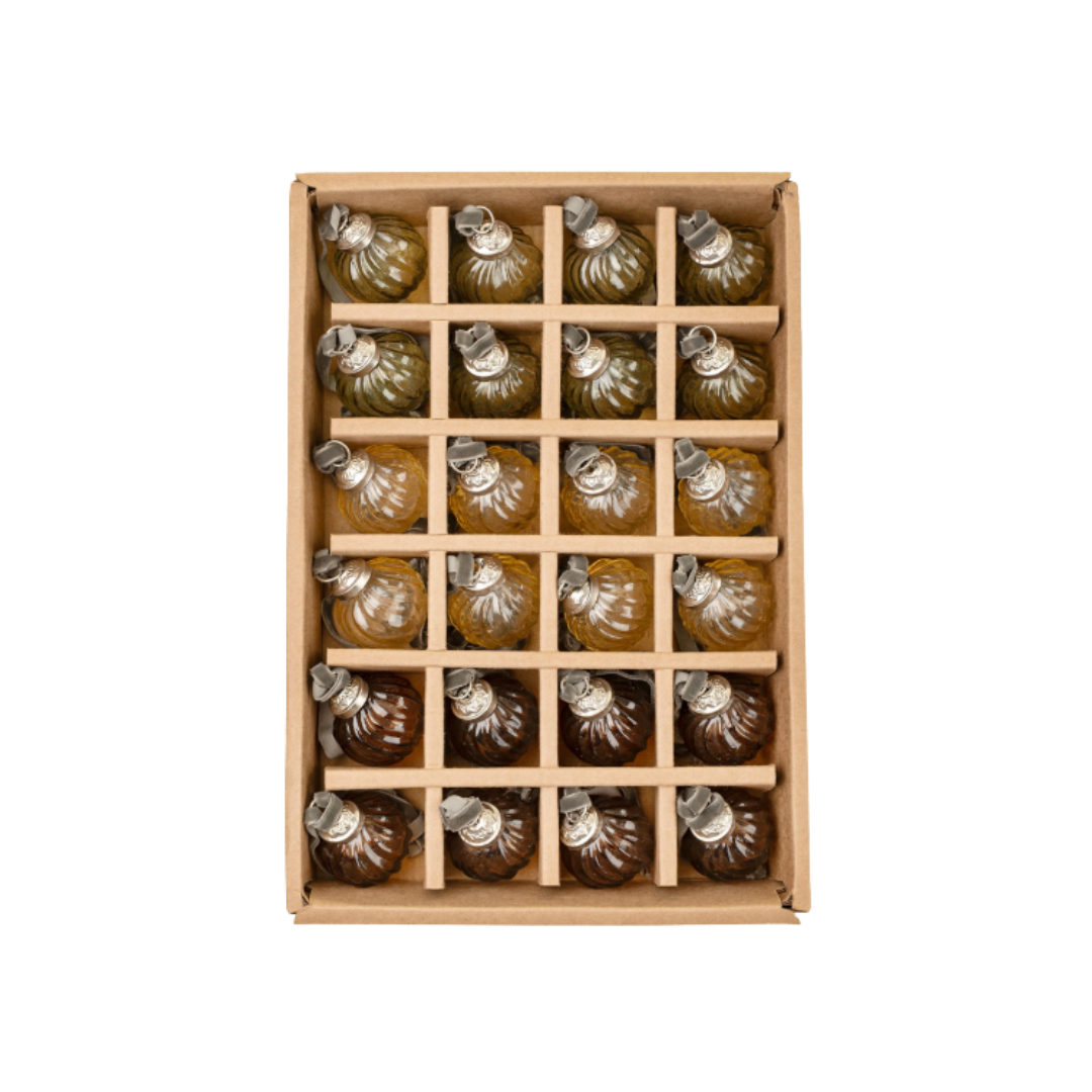Mini Twisted Holiday Baubles