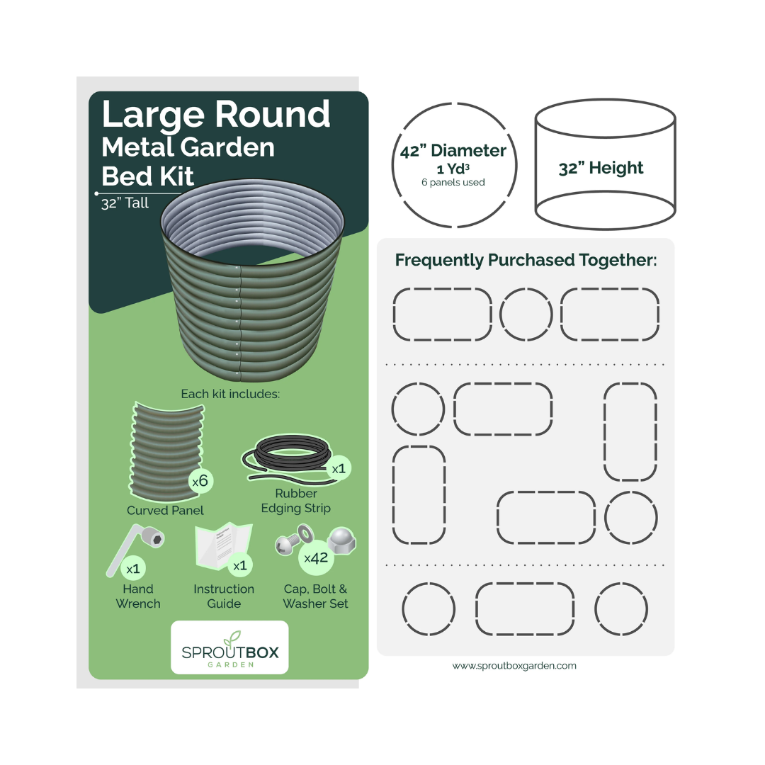 Sproutbox 32&quot; Tall Round Garden Box
