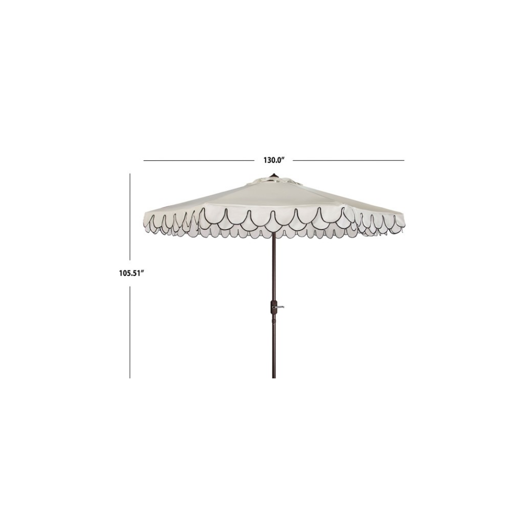 Elegant Valance Outdoor Umbrella - 11 FT