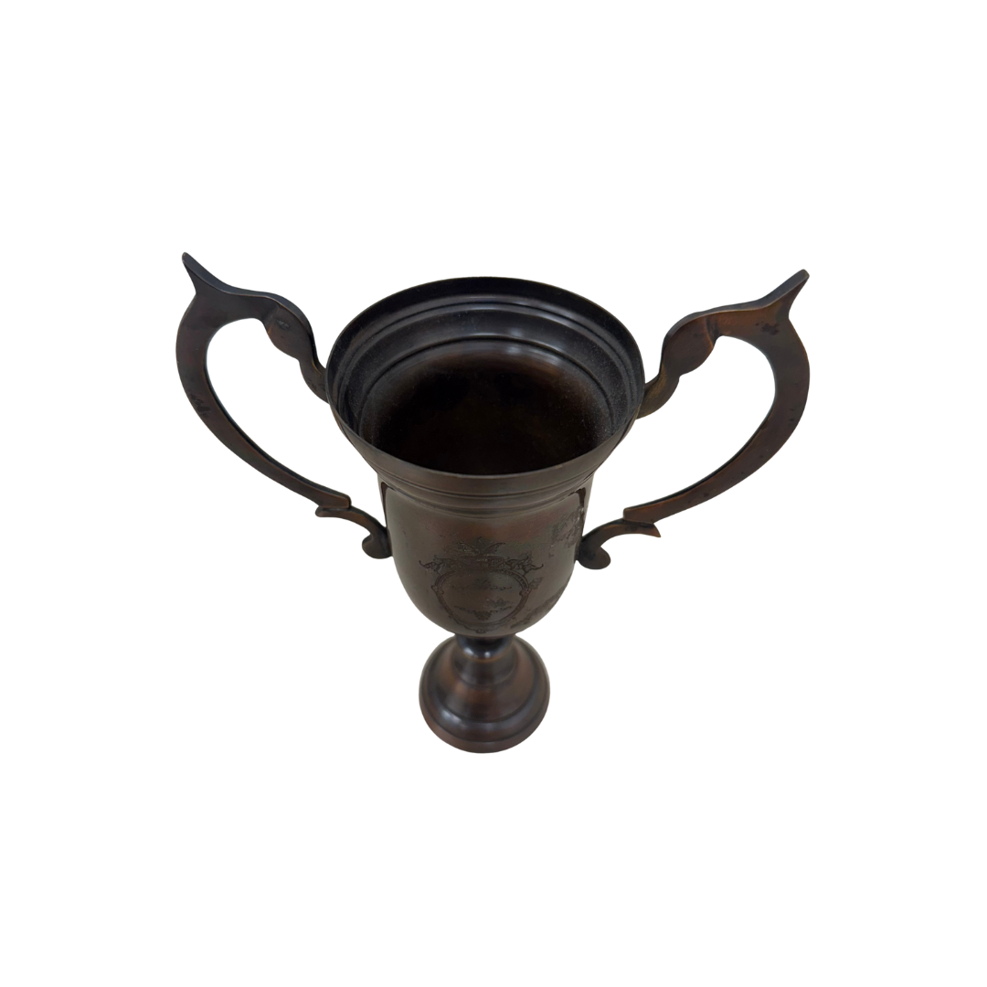 Found Bronze Trophy Vase