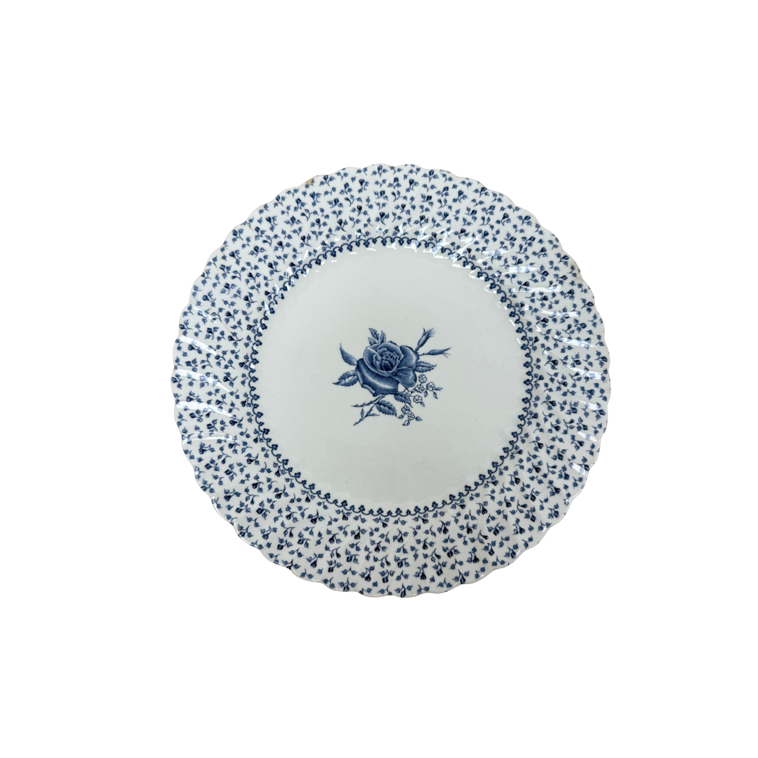 Found Rose Bouquet Johnson Bros Plate