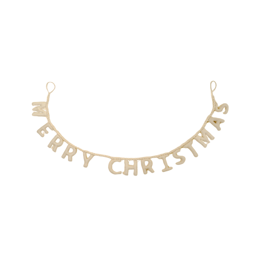 Merry Christmas Felt Garland