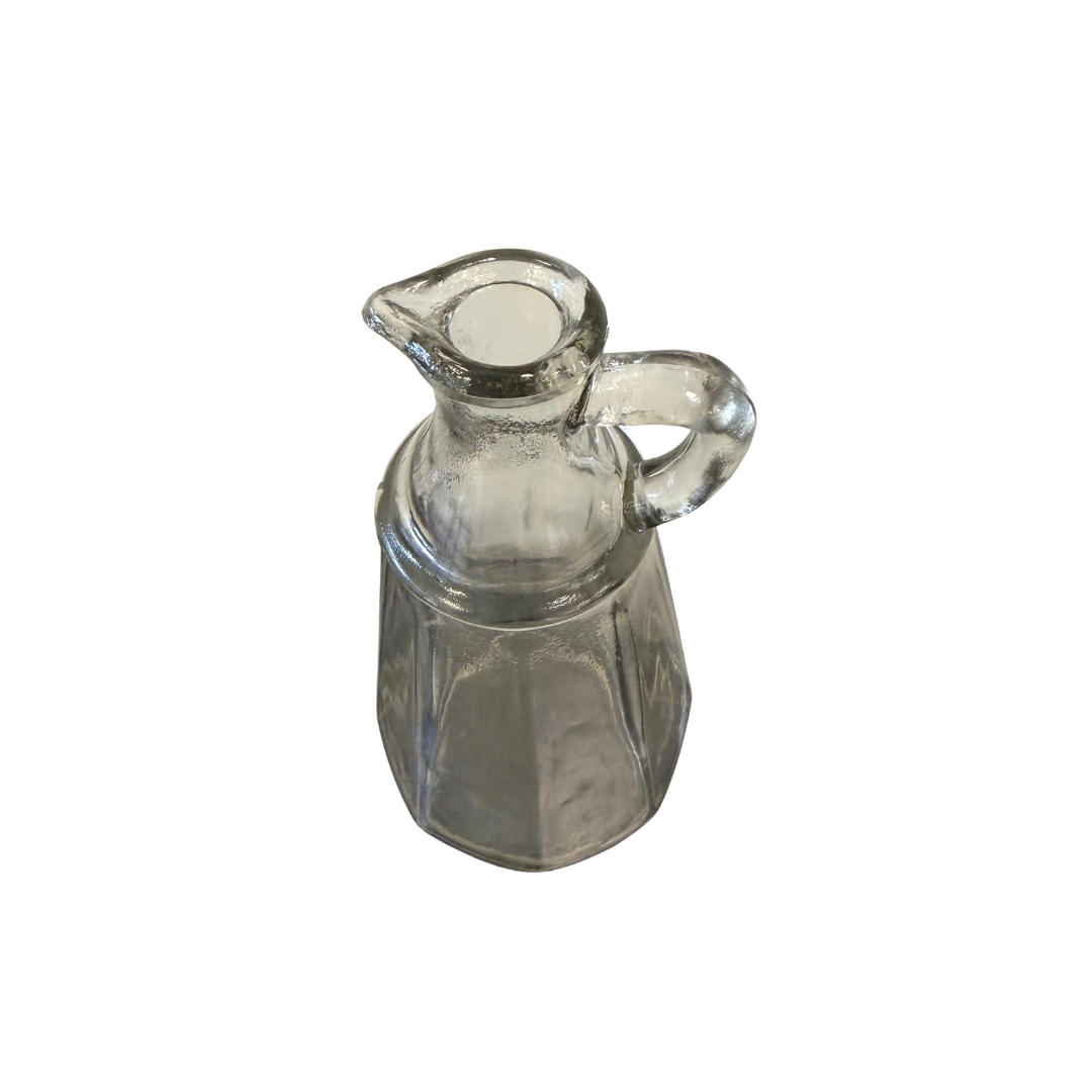 Found Glass Milk Pitcher
