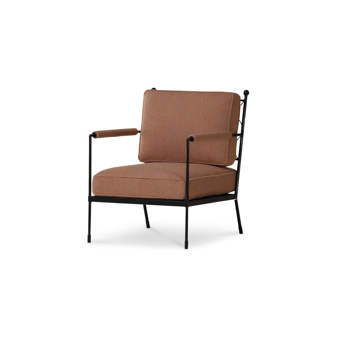 Vecchia Accent Chair - Terracotta
