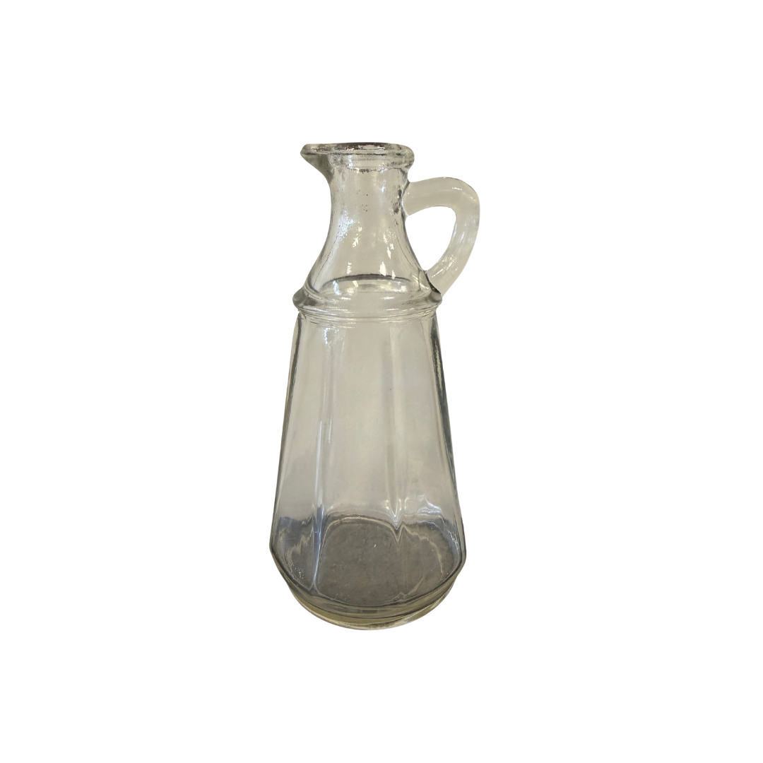 Found Glass Milk Pitcher