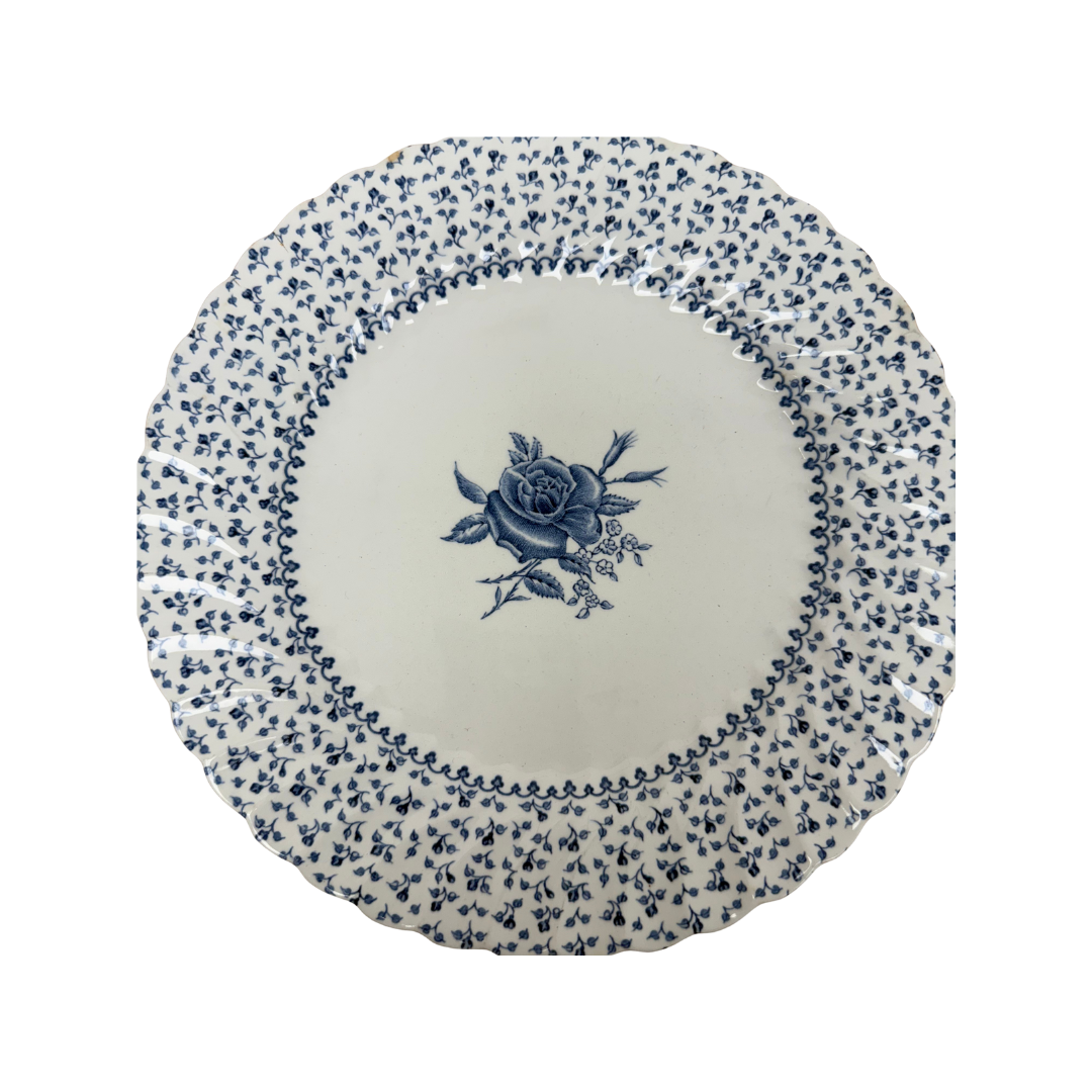 Found Rose Bouquet Johnson Bros Plate