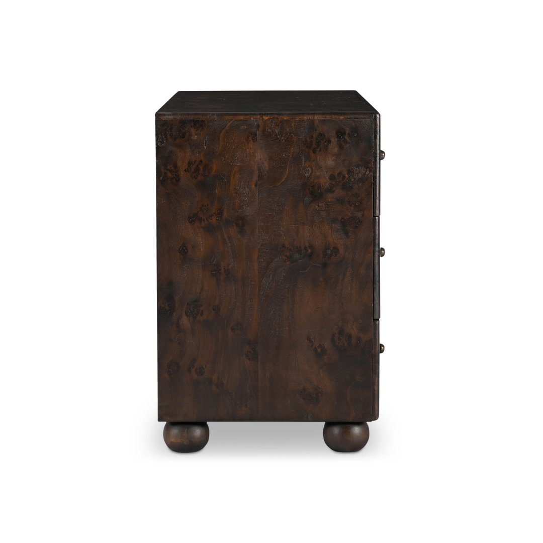 York 3 Drawer Nightstand