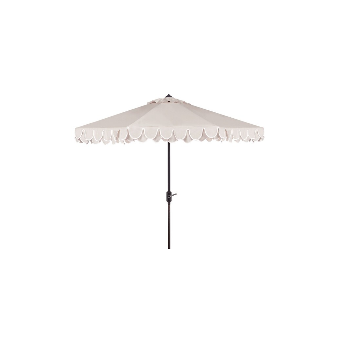 Elegant Valance Outdoor Umbrella - 11 FT