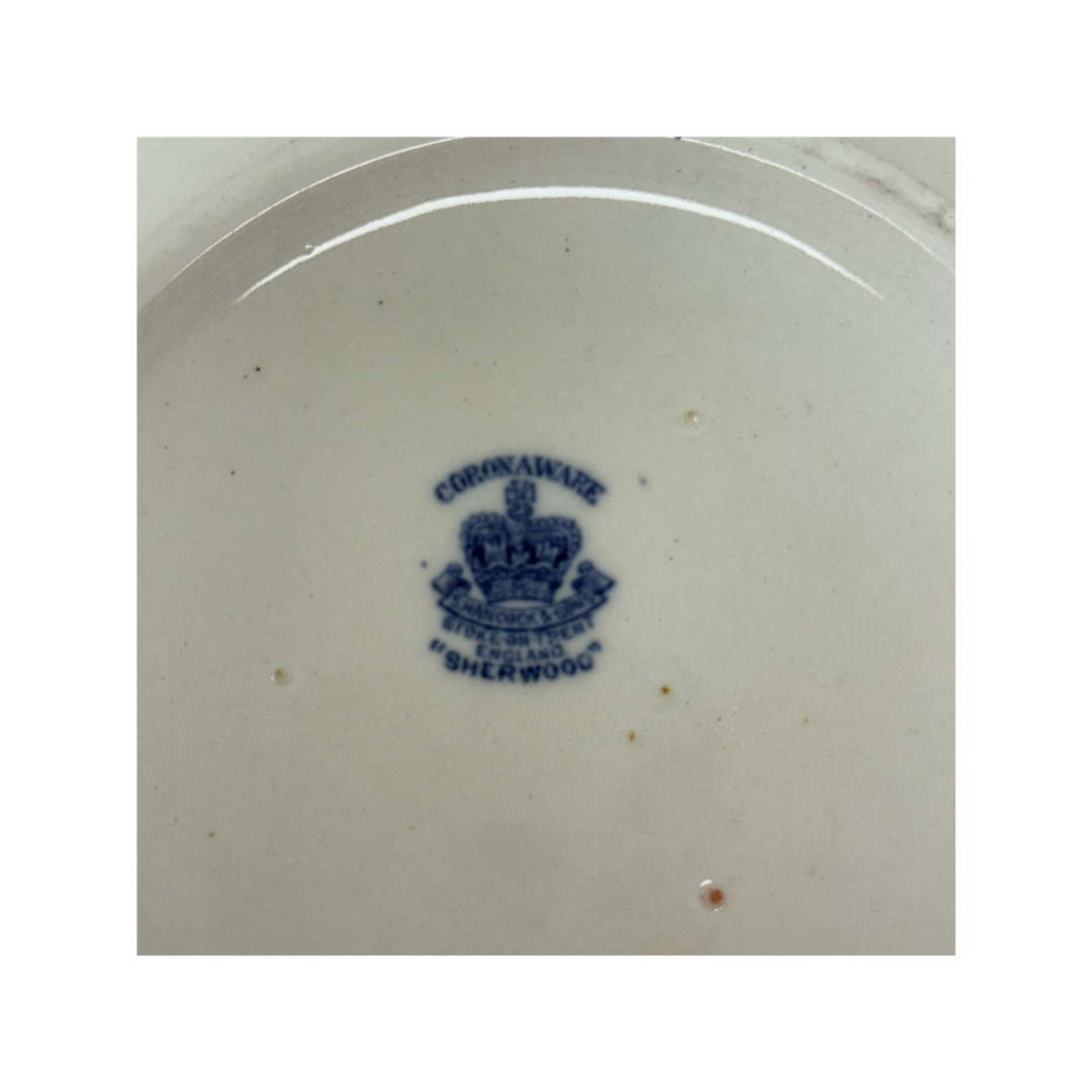 Found Coronaware Sherwood Blue and White Tureen
