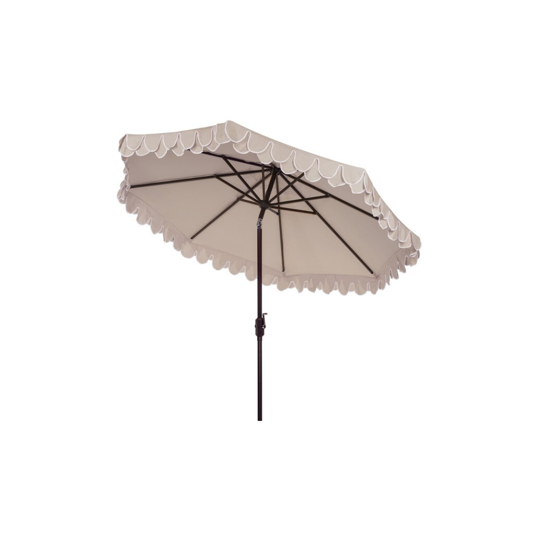 Elegant Valance Outdoor Umbrella - 11 FT
