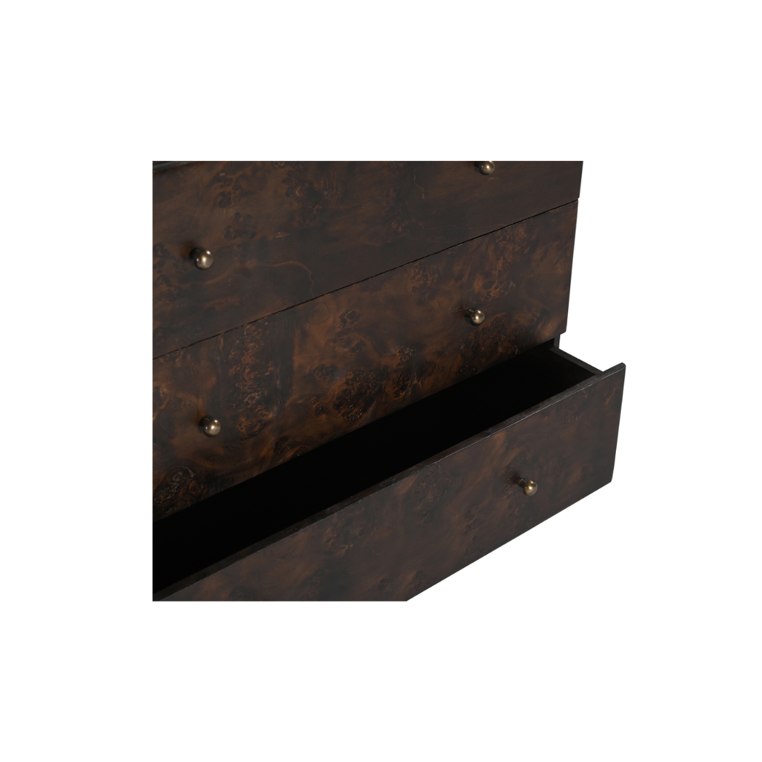 York 3 Drawer Nightstand