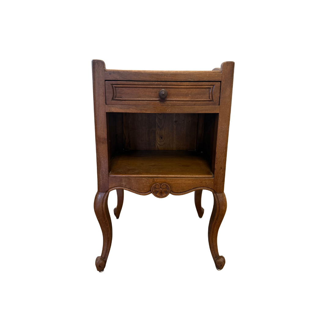 Found Wood Nightstand w/ Drawer