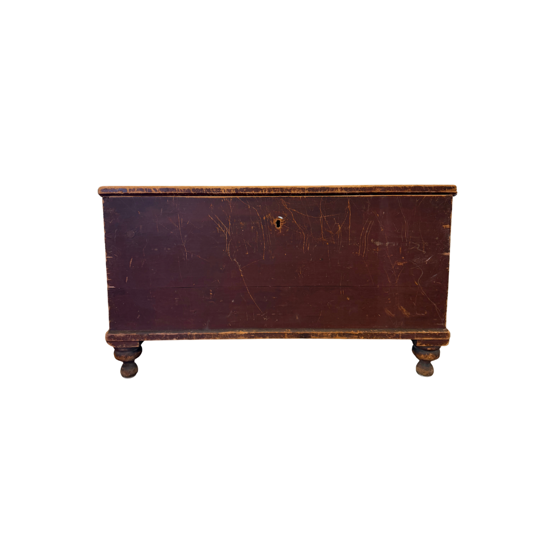 Found Large Wooden Storage Trunk
