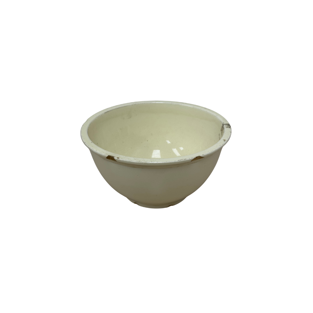 Found White Ceramic Mixing Bowl