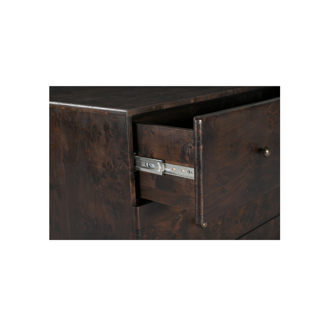 York 3 Drawer Nightstand
