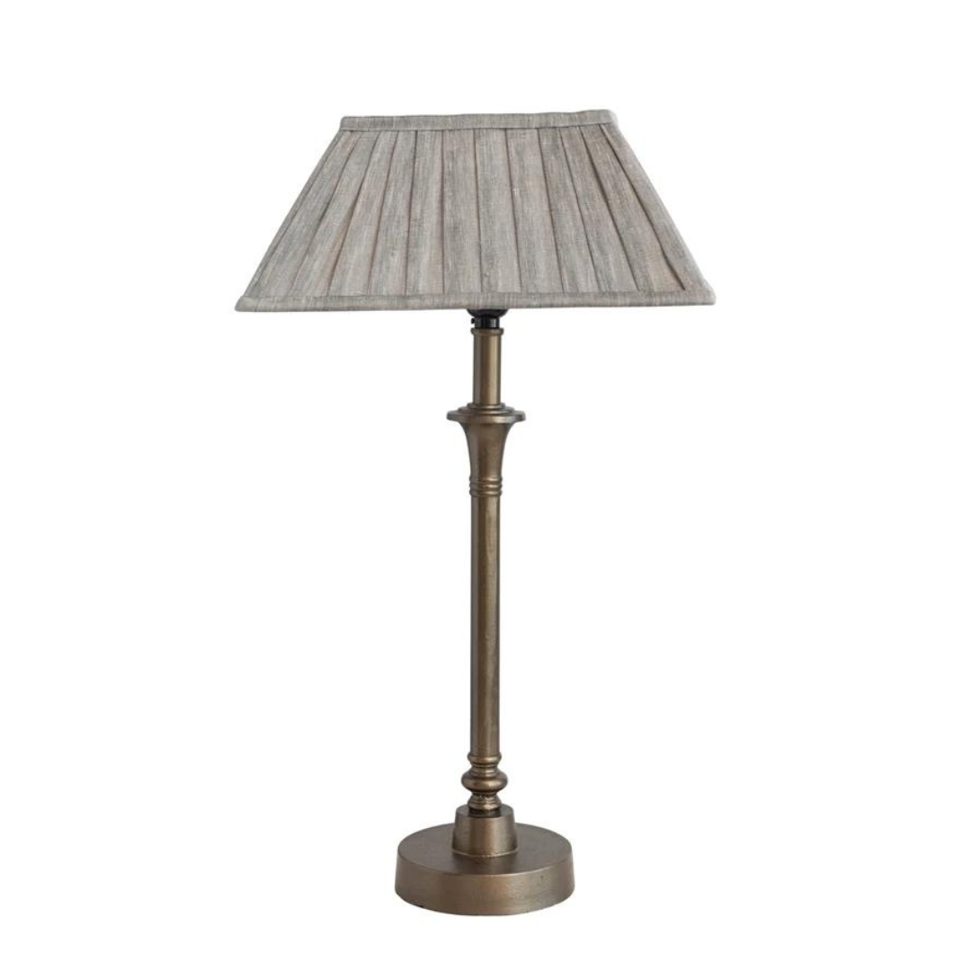 Pleated Linen Lamp
