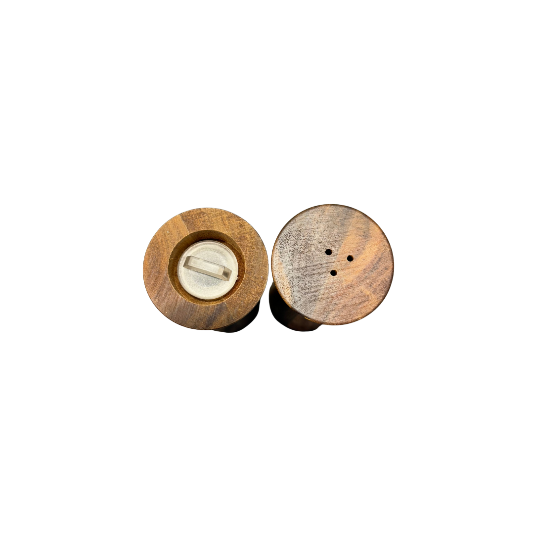 Aciaca Wood Salt/Pepper Shakers