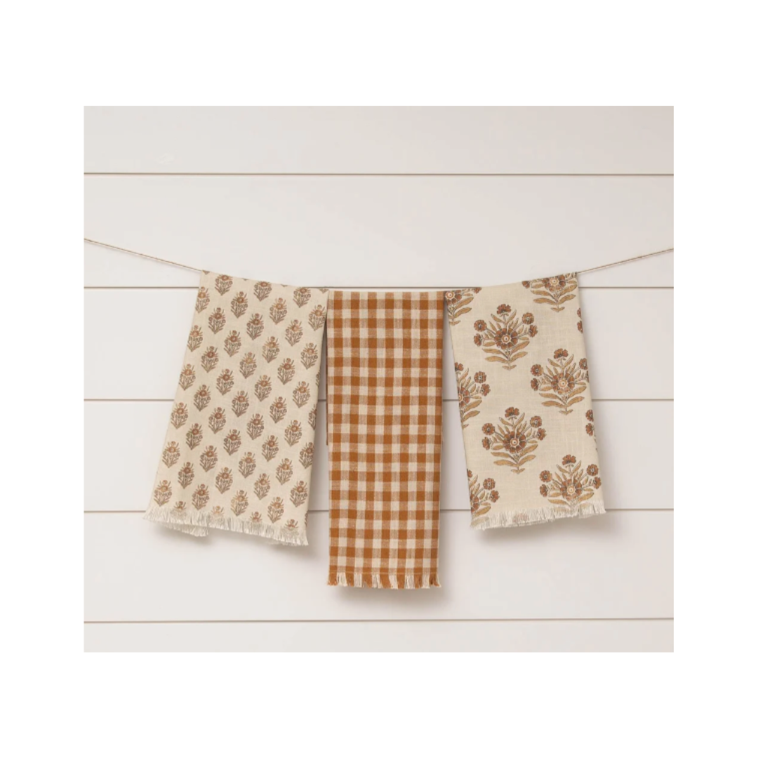 Block Printed Tea towels