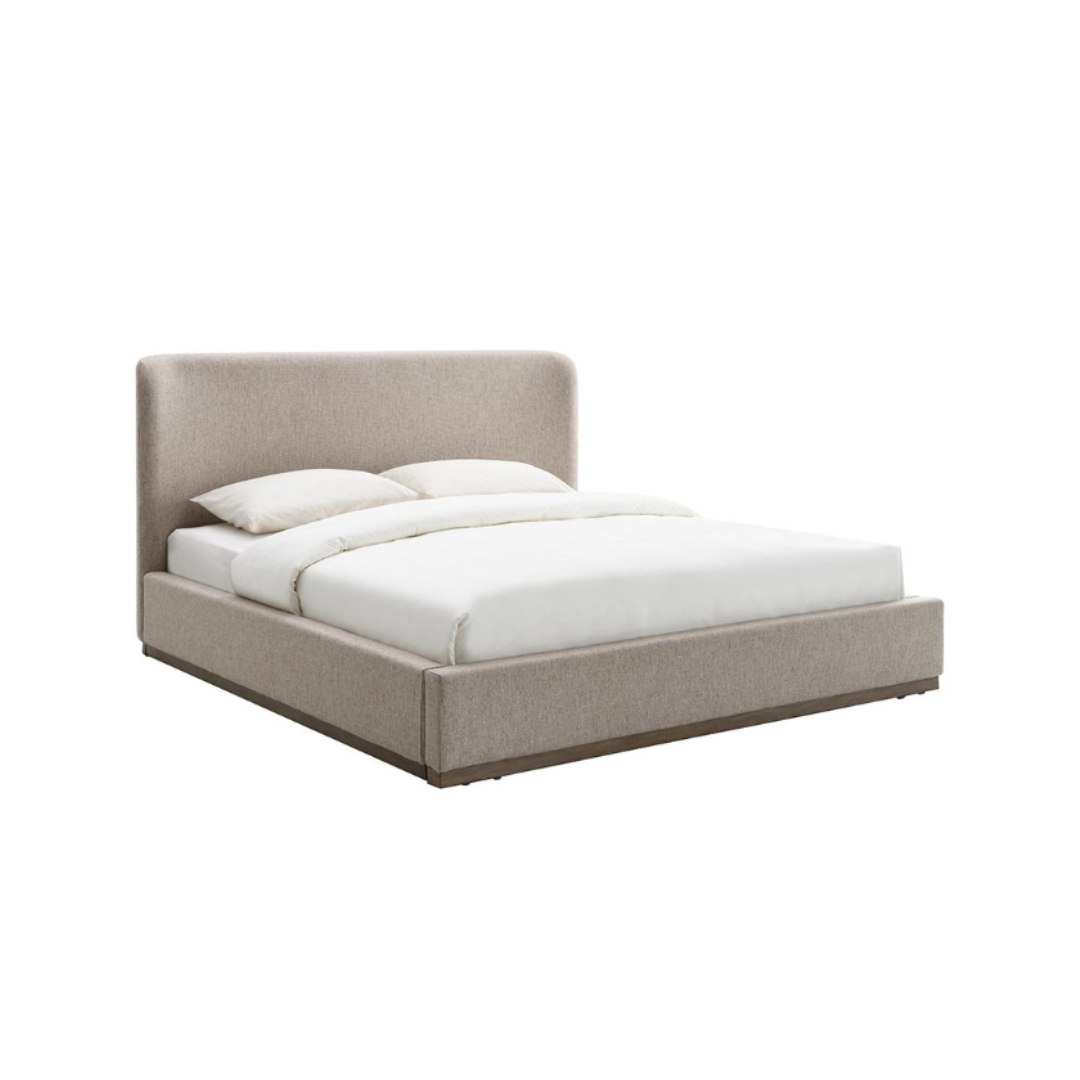 Faye Short Taupe Bed Frame
