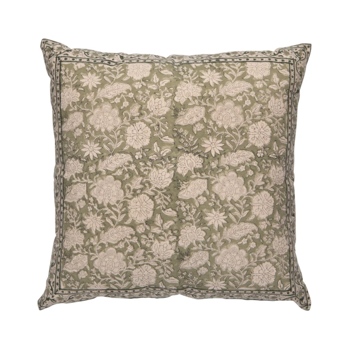 Freesia Embroidered Pillow