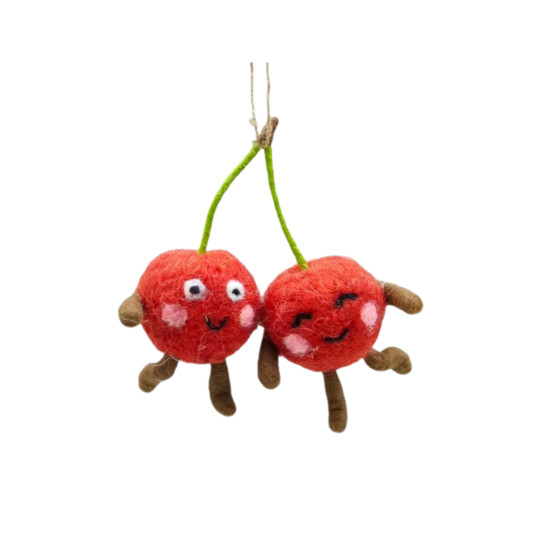 Cherry Pair Ornament