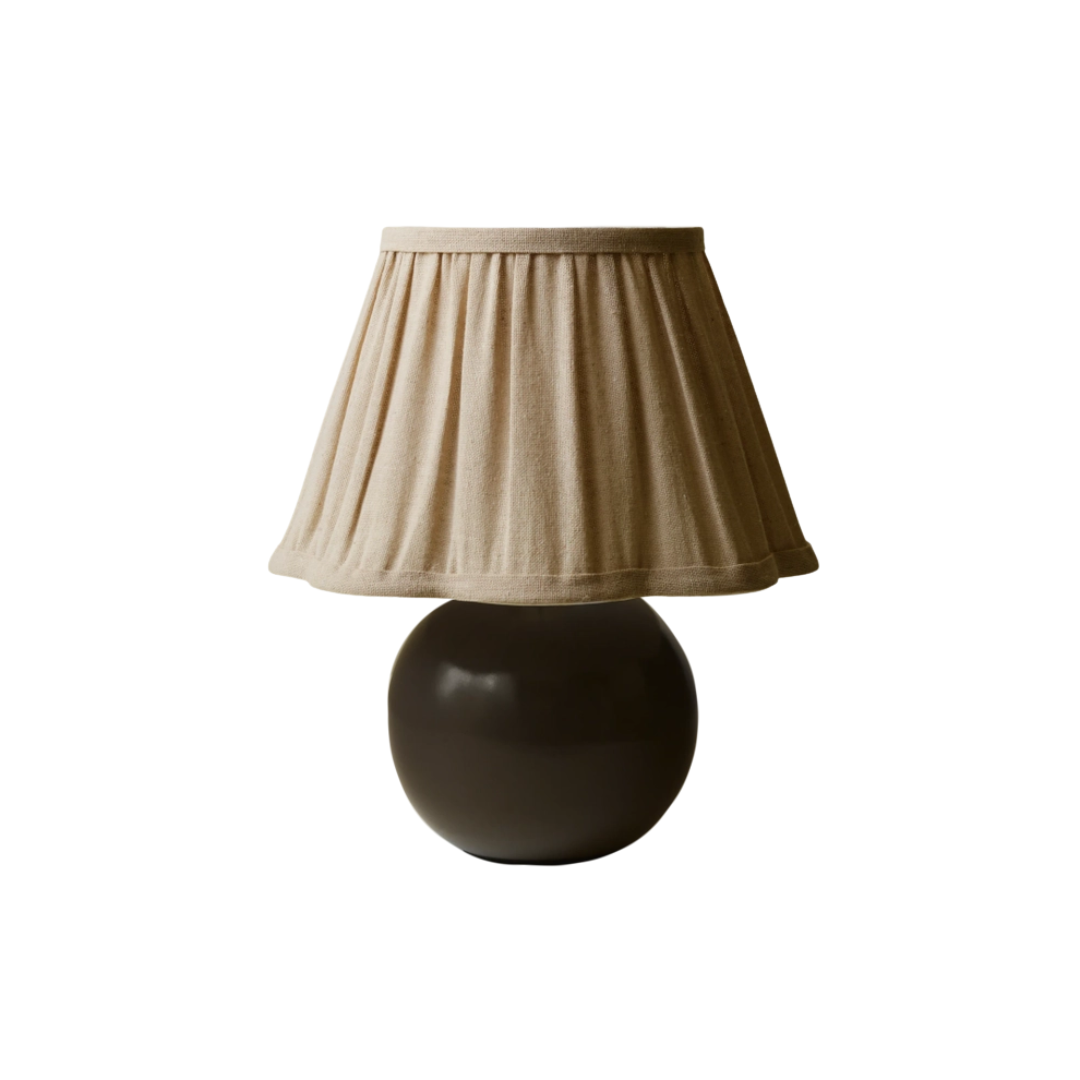 Cordane Pleated Linen Table Lamp