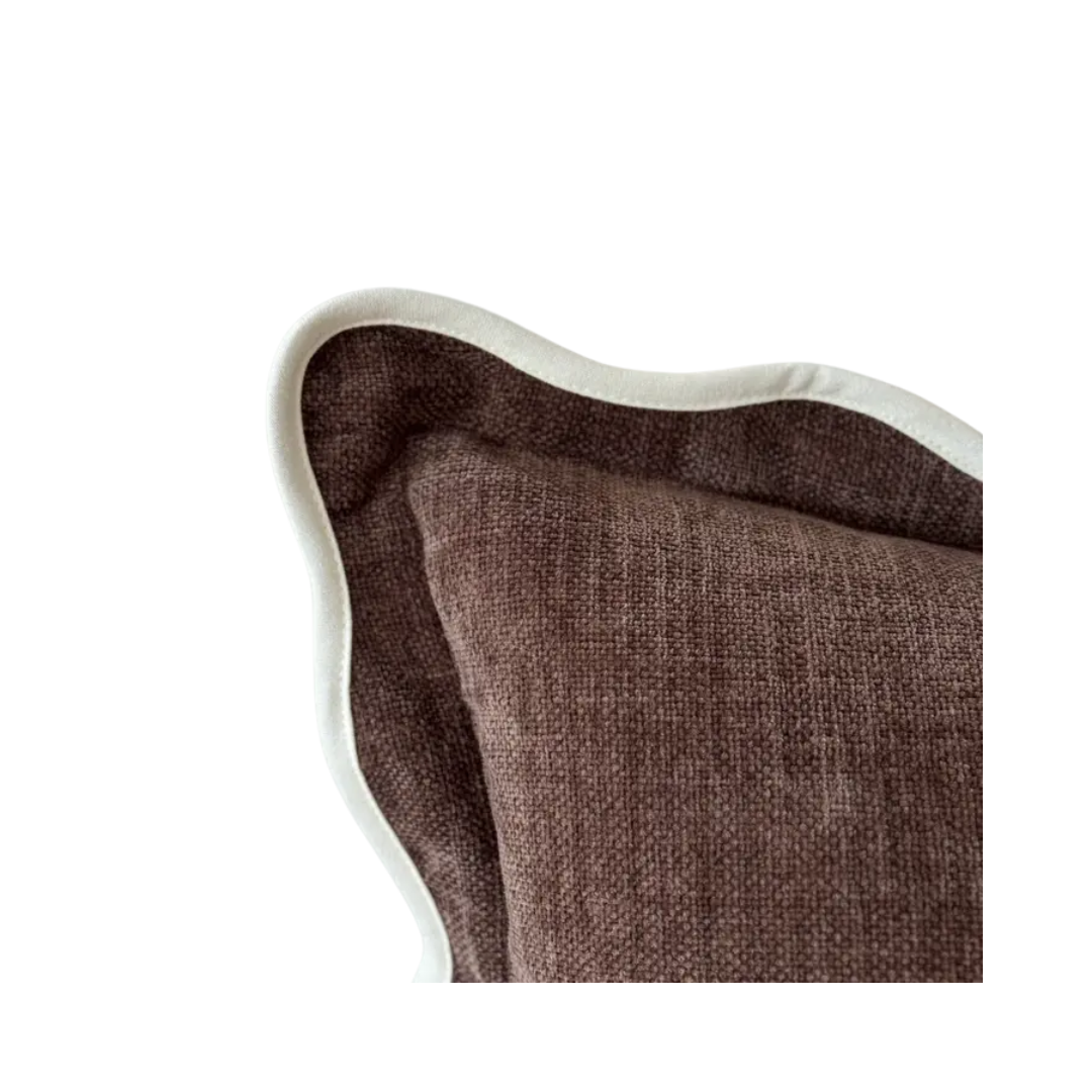 Chloe Lumbar Scalloped Edge Pillow