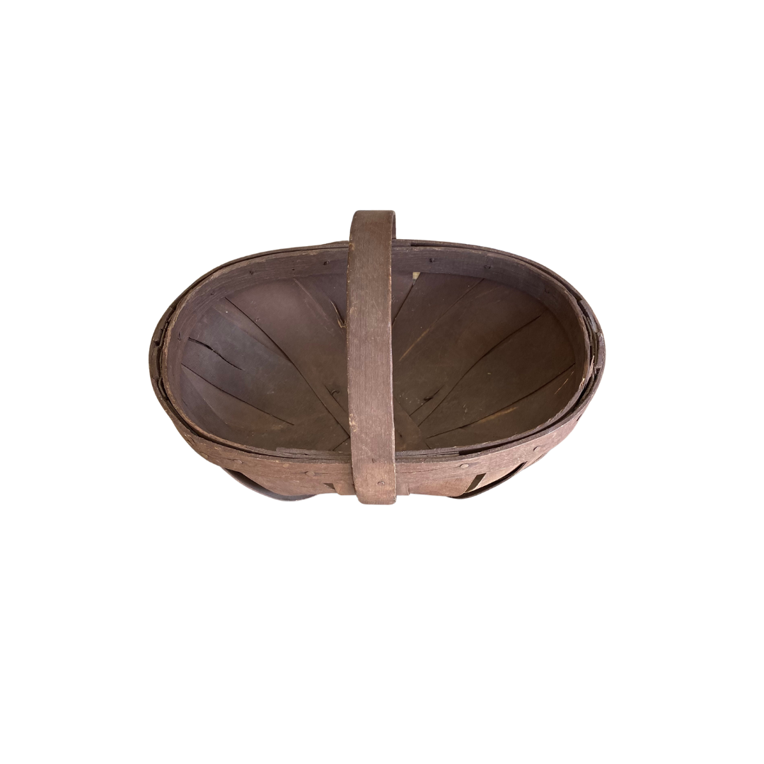 Found Woven Floral Basket