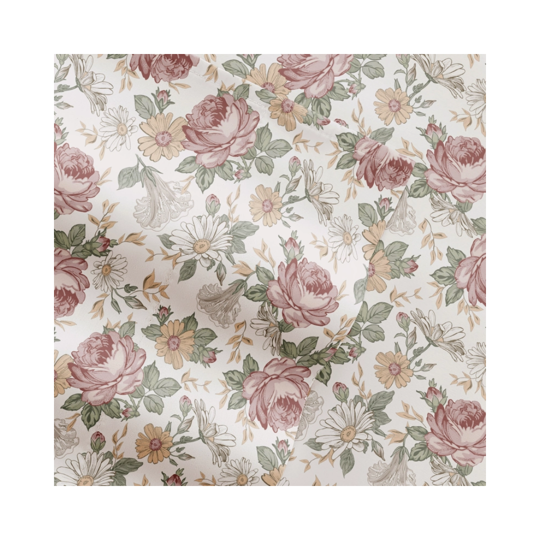Blooming Floral 4 Piece Sheet Set
