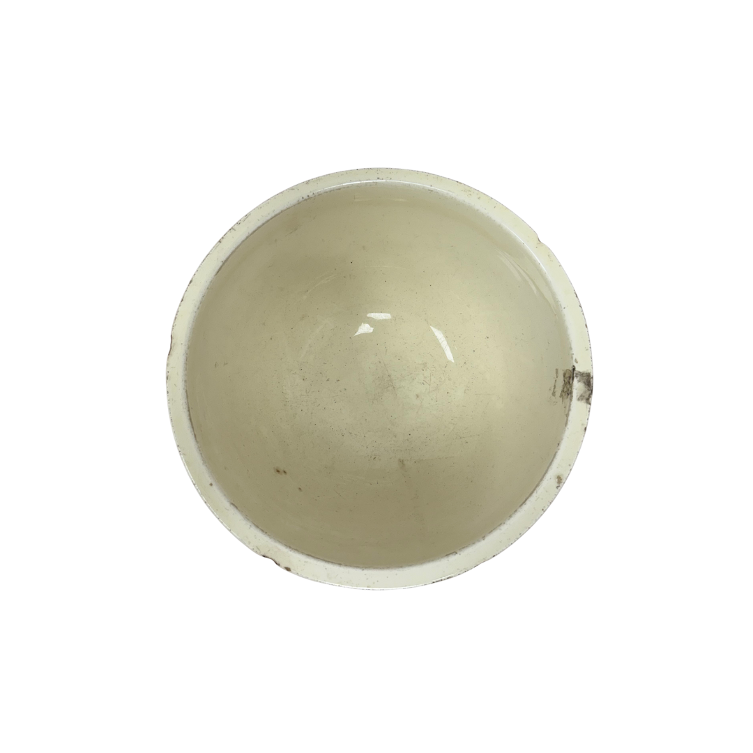 Found White Ceramic Mixing Bowl