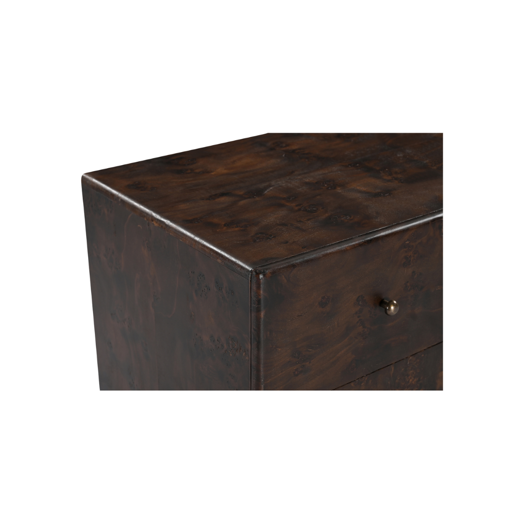 York 3 Drawer Nightstand