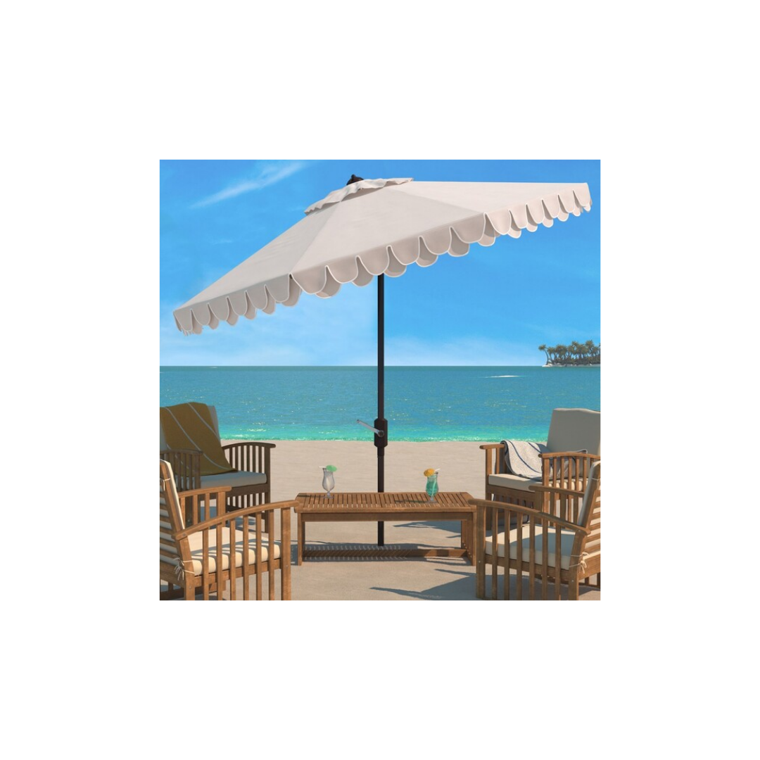 Elegant Valance Outdoor Umbrella - 11 FT