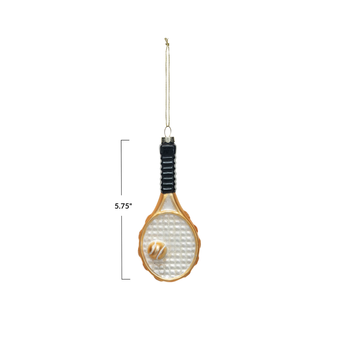 Tennis or Pickle Racket Ornament