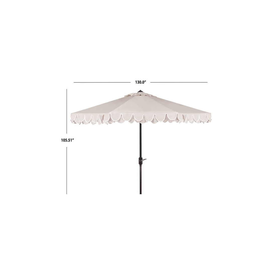 Elegant Valance Outdoor Umbrella - 11 FT
