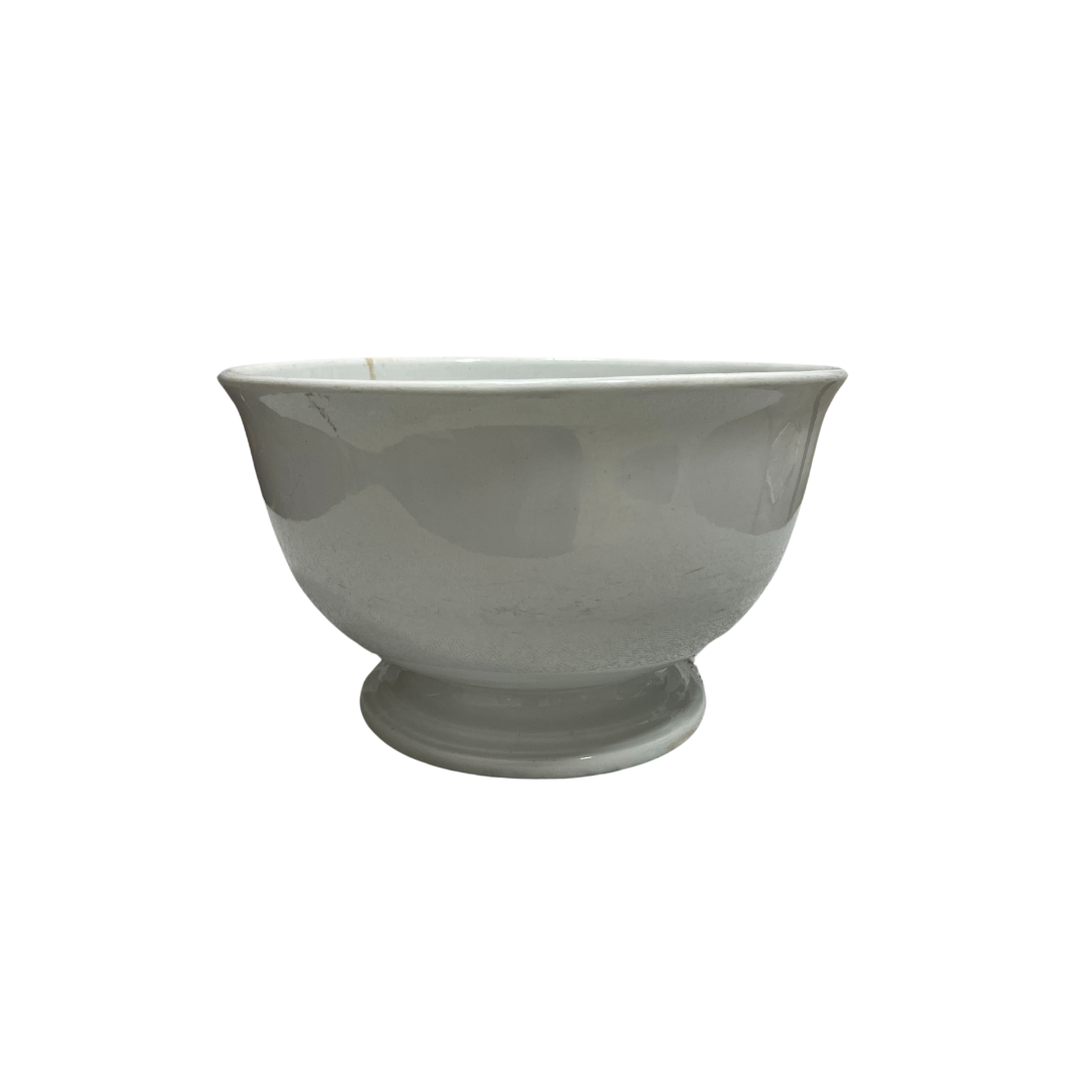 Found White Mixing Bowl- Extra Large