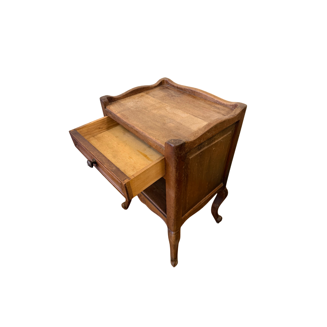 Found Wood Nightstand w/ Drawer