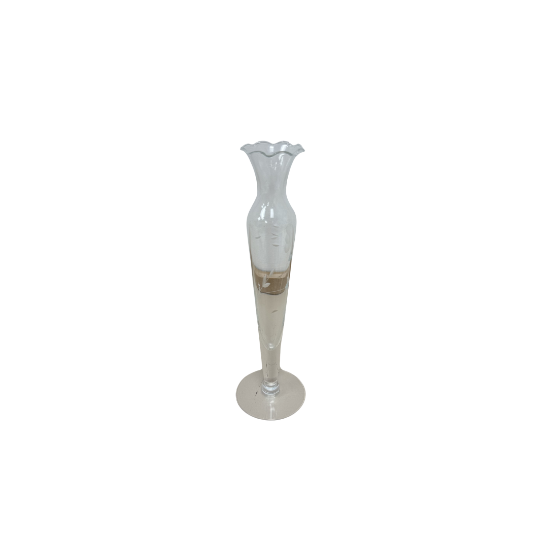 Found Princess House Heritage Tall Crystal Vase