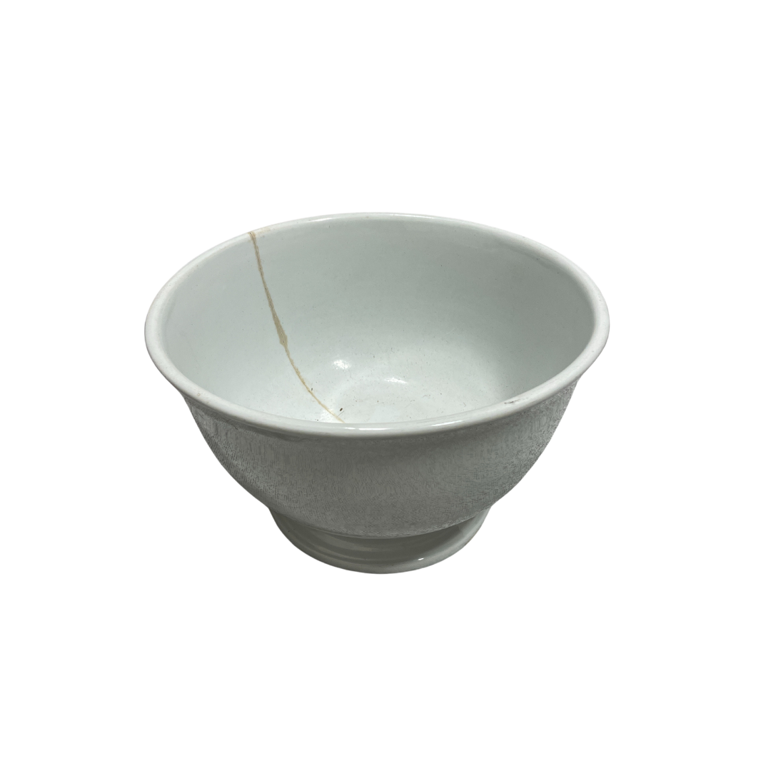 Found White Mixing Bowl- Extra Large