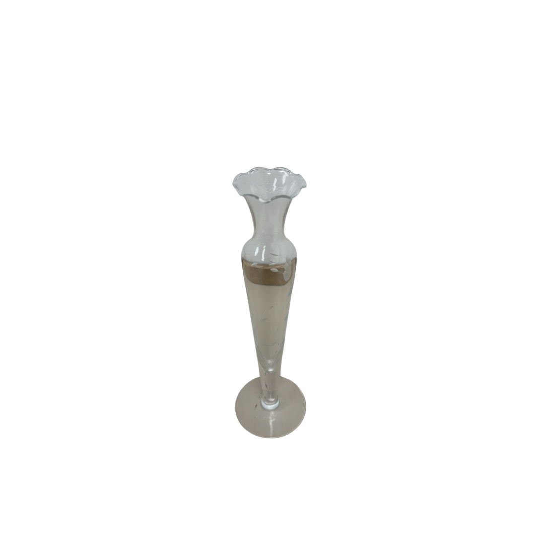 Found Princess House Heritage Tall Crystal Vase