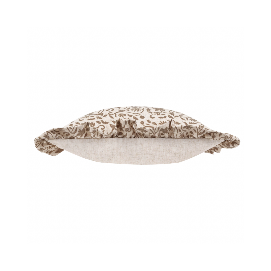 Filigree Printed Ruffle Pillow