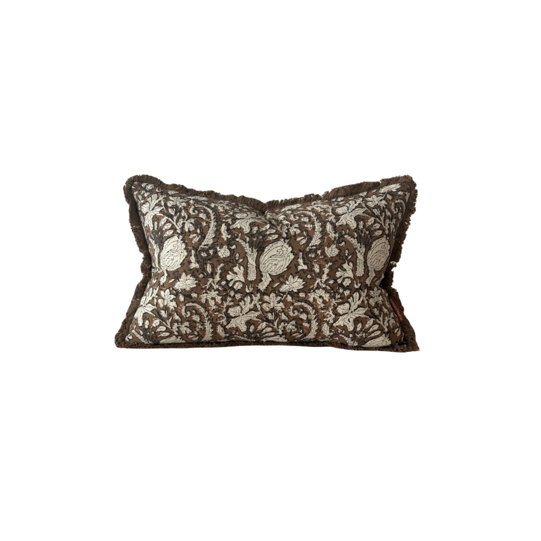 Sadie Brown Printed Pillow
